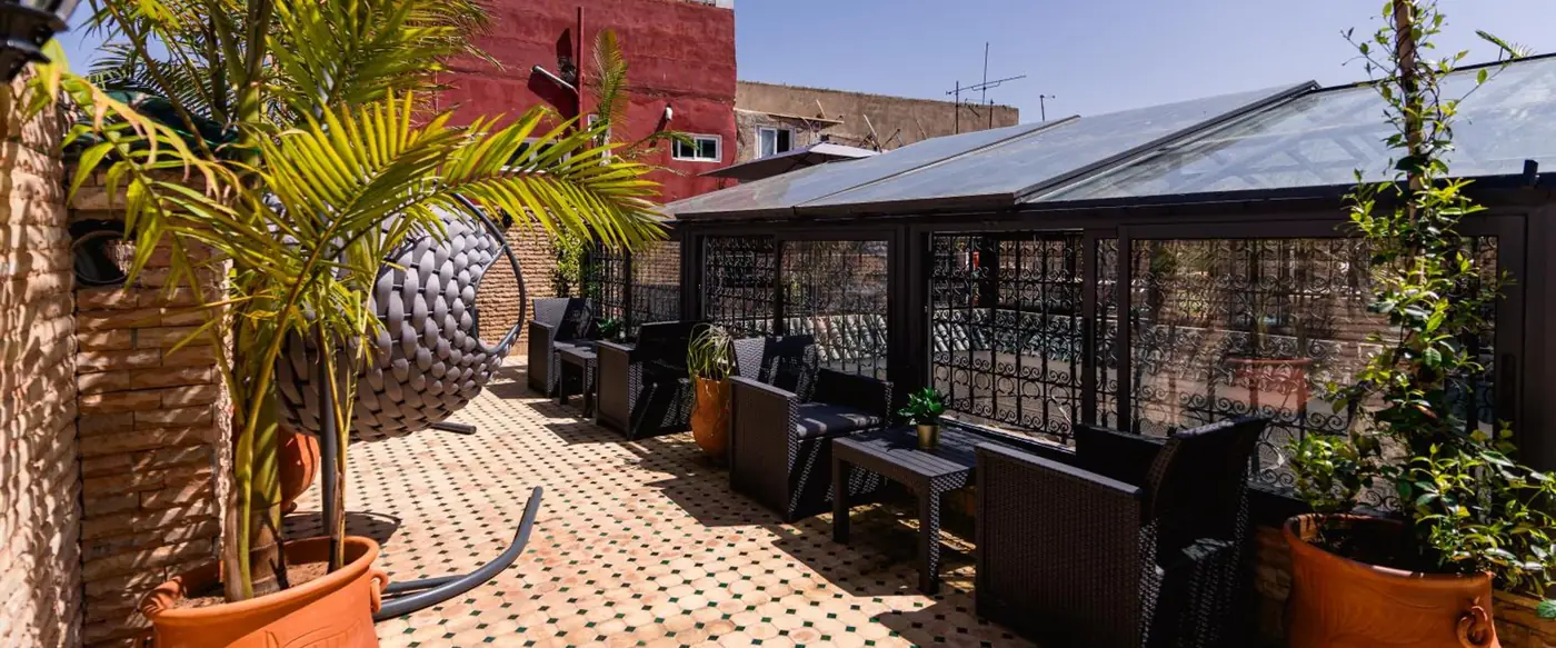 La terrasse du toit