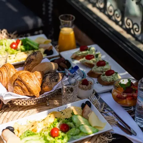 La table du petit-déjeuner