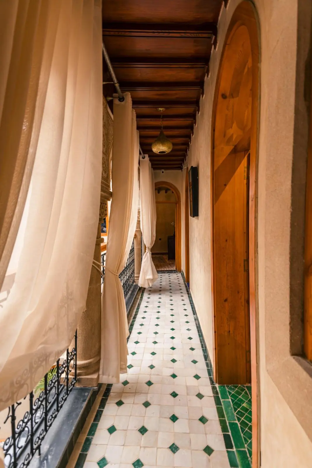 Le couloir de la galerie